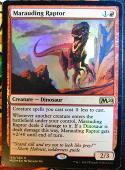 MTG - Marauding Raptor - M20 Foil - LP Excellent Condition - Image 1