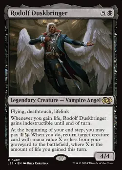 1x - Rodolf Duskbringer - #482 - Jumpstart Foundations - NM MTG - Image 1