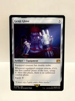 Genji Glove Final Fantasy Regular Near Mint Magic The Gathering - Image 1