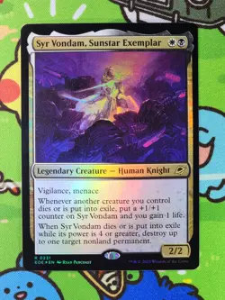Syr Vondam, Sunstar Exemplar Foil Edge of Eternities Magic MTG EOE - Image 1