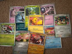 X100 random pokemon cards bundle w/x5 hollow/reverse hollow, some rare - Image 4