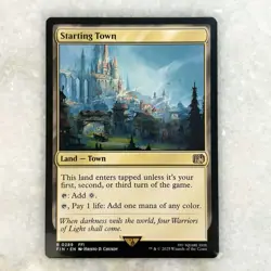 Starting Town Final Fantasy NM Land Rare MAGIC THE GATHERING MTG CARD 0289 - Image 1