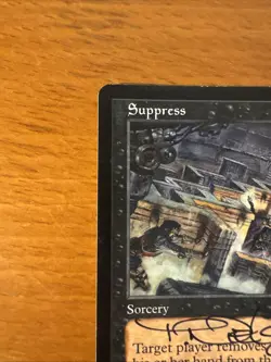 MTG Double Artist Proof Signed Suppress Apocalypse Nielsen And Thomas Baxa - Image 3