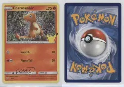 Charmander Confetti Holo Pokemon Sword & Shield McDonald's Collection #9 - Image 3
