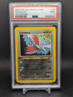 Pokemon TCG - Skarmory 23/64 Neo Revelation 1st Edition Rare 2001 - PSA 9 Mint - Image 2