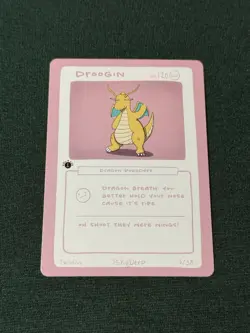 Droogin (Dragonite) 3/38 - 1st Edition Pokederp Second Print Fan Art - Pokemon - Image 2