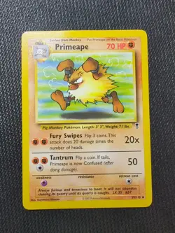 Pokemon TCG Primeape Legendary Collection 59/110 Regular Uncommon - Image 1