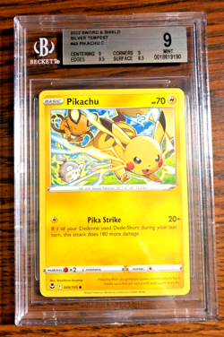 Pikachu Regular Common #049 - BGS MINT 9 - 2022 Silver Tempest - Pokemon TCG - Image 4