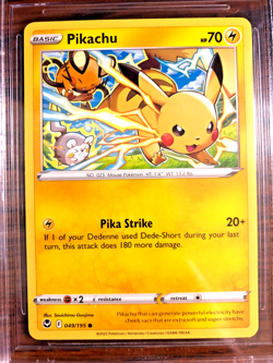 Pikachu Regular Common #049 - BGS MINT 9 - 2022 Silver Tempest - Pokemon TCG - Image 5