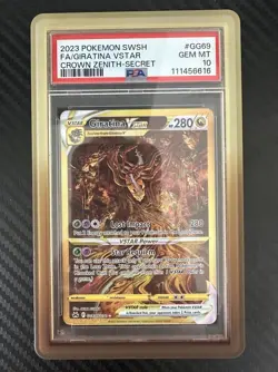 2023 Pokemon SWSH FA/Giratina VSTAR Crown Zenith-Secret #GG69 PSA10 - w/ Bumper - Image 1