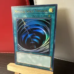Yu-Gi-Oh! Mystical Space Typhoon RA02-EN048 Ultimate Rare 1st Ed NM + BONUS HOLO - Image 2