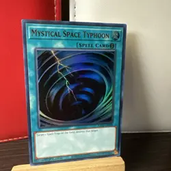 Yu-Gi-Oh! Mystical Space Typhoon RA02-EN048 Ultimate Rare 1st Ed NM + BONUS HOLO - Image 3