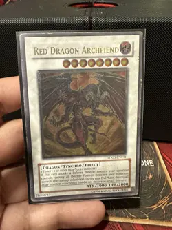 Yu-Gi-Oh! Red Dragon Archfiend Ultimate TDGS-EN041 Unlimited Heavy played :( - Image 1