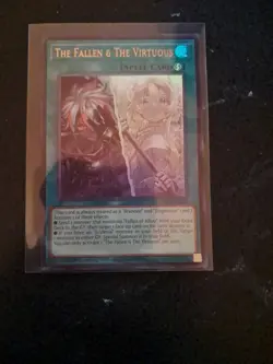The Fallen & The Virtuous CH01-EN019 Ultra Rare 1st Edition NM Yugioh - Image 1