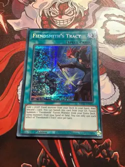 Yugioh Fiendsmith's Tract Prismatic Secret Rare MP25-EN093 Near Mint - Image 1