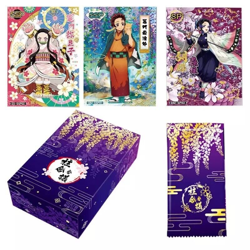 US Demon Slayer Kimetsu No Yaiba Trading Card Booster Box Purple Cloud Wisteria - Image 1