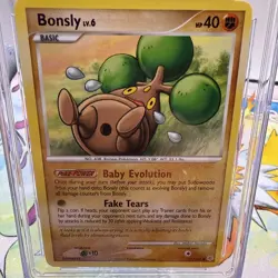 CGC 10 Gem Mint Bonsly 71/130 Diamond & Pearl Pokemon Card - Image 3