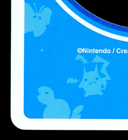 Pokemon MUK Japanese BLUE Back 5 of Spades POKER Deck INK ERROR Card #089 - MINT - Image 2
