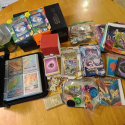 Huge Pokemon Collection Vintage WOTC Modern Full Arts Only Binder Lbs Lot Cards - Image 1