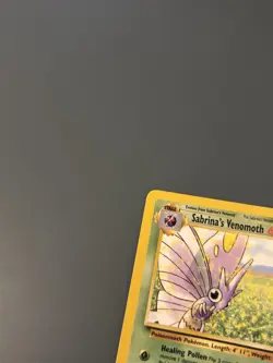 Pokemon TCG 2000 Gym Heroes: Sabrina’s Venomoth 34/132 Non-Holo Rare Card LP/NM - Image 2