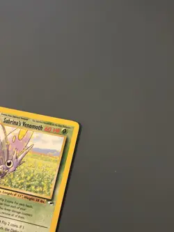 Pokemon TCG 2000 Gym Heroes: Sabrina’s Venomoth 34/132 Non-Holo Rare Card LP/NM - Image 3