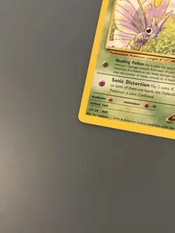Pokemon TCG 2000 Gym Heroes: Sabrina’s Venomoth 34/132 Non-Holo Rare Card LP/NM - Image 4