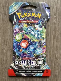 Pokemon Cards - S&V: Stellar Crown - BLISTER BOOSTER PACK [10 Cards] -New Sealed - Image 1