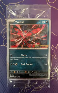 Yveltal 088/132 - Mega Evolution - Pokemon card - sealed promo - HOLO - Image 1