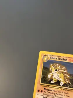 Pokemon TCG 2000 Gym Heroes: Brock’s Sandslash 23/132 Non-Holo Rare Card - LP/NM - Image 2