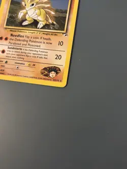 Pokemon TCG 2000 Gym Heroes: Brock’s Sandslash 23/132 Non-Holo Rare Card - LP/NM - Image 5