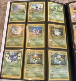 Vintage Pokemon Cards - Lot Of 270 Cards - All LP to NM - CardGuard Binder Incl - Image 1