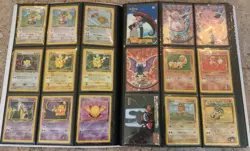 Vintage Pokemon Cards - Lot Of 270 Cards - All LP to NM - CardGuard Binder Incl - Image 2