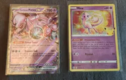 Mewtwo & Mewtwo Card Lot!! Pokemon TCG Mewtwo EX #205 & Mew 25th CLC #011/025 - Image 1