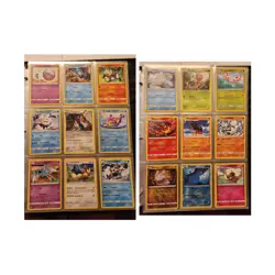 Pokemon Collection Lot of 414 Halo Foil Normal Cards + Sticker in Binder - Image 3