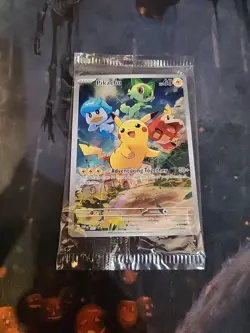 Pikachu 027 Sv: Scarlet & Violet Promo Cards Holo Sealed - Image 1