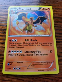 Charizard Cosmos Holo 20/149 Boundaries Crossed Pokemon Card - Image 1