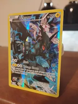 2015 Zekrom Full Art Promo Holo Card XY76 Great Condition - Image 2