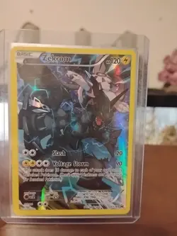 2015 Zekrom Full Art Promo Holo Card XY76 Great Condition - Image 5
