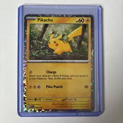 2025 McDonald’s Pokemon Pikachu Promo Card Holo 002/015 - Image 1