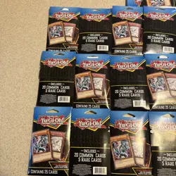 22 PACKS NEW! Yu-Gi-Oh! SHONEN JUMP Hanger Packs 20 Common Cards 5 Rare Cards. - Image 3
