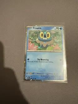 Froakie 056/197 Obsidian Flames Cosmos Holo Pokemon Trading Card Near Mint - Image 1