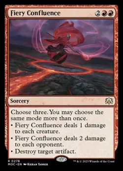 x1 Fiery Confluence R MTG Commander: March of the Machine M/NM, English - Image 1
