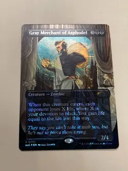 Gray Merchant of Asphodel Halo Foil, An Encyclopedia of Magic Secret Lair #0034 - Image 1