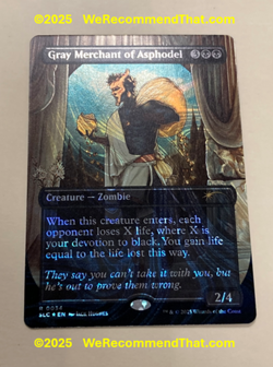 Gray Merchant of Asphodel Halo Foil, An Encyclopedia of Magic Secret Lair #0034 - Image 2