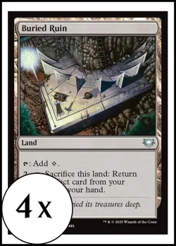 MTG - 4 x Buried Ruin - Playset 4x x4 - Edge of Eternities - Image 1