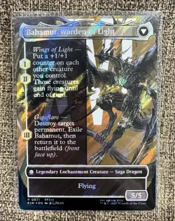 Dion, Bahamut's Dominant (Borderless) (Surge Foil) Final Fantasy Foil NM/MINT - Image 2