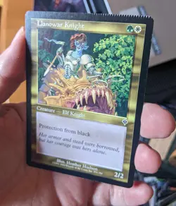 Landowar Knight mtg crimp misprint error - Image 1