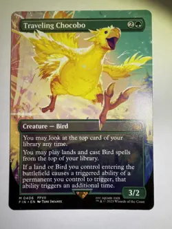 TRAVELING CHOCOBO 2025 MAGIC MTG FINAL FANTASY MYTHIC RARE - Image 1