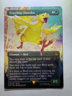 TRAVELING CHOCOBO 2025 MAGIC MTG FINAL FANTASY MYTHIC RARE - Image 3
