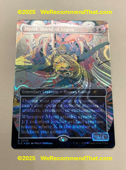 Myrel, Shield of Argive Halo Foil Encyclopedia Of Magic MTG 0040 - Image 2